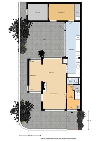Floor plan - Burgemeester Breebaartlaan 1, 3171 CC Poortugaal 
